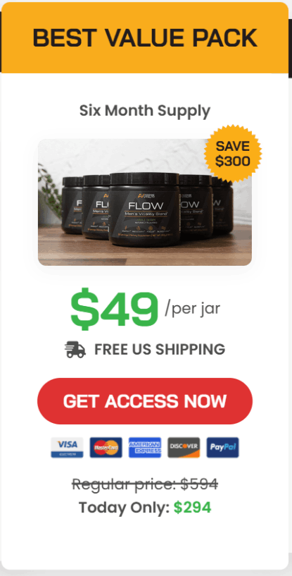 Adonis Vitality FLOW 6 jar
