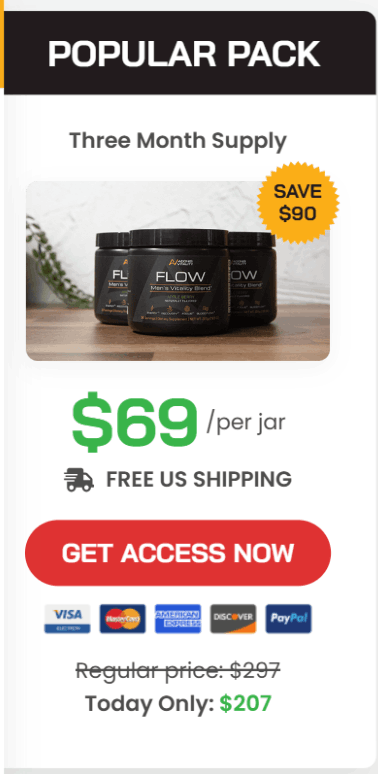 Adonis Vitality FLOW 3 jar